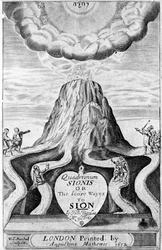 Título para &39;Quadrivium Sionis ou os caminhos para Sion&39;, de John Monlas, 1633